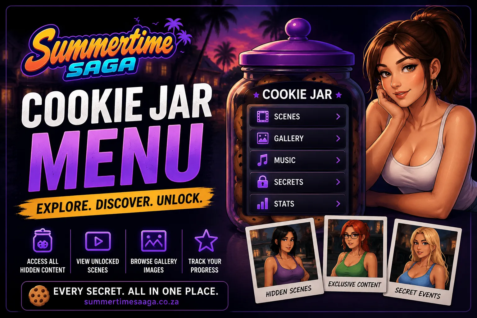Summertime Saga Complete Walkthrough all routes, stats, and secrets