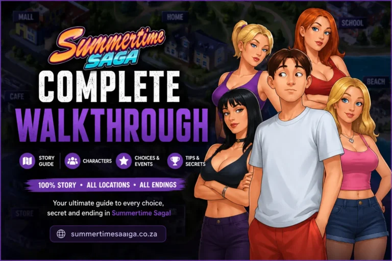Summertime Saga Walkthrough (Complete Guide, All Choices)